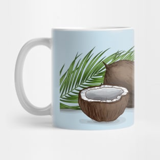 Hand Drawn Coconut Illustration Mug